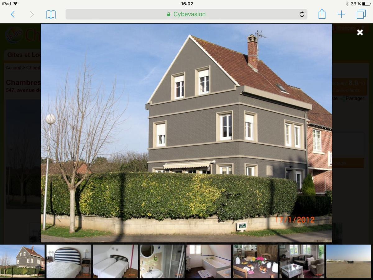 Le Cadran Bed and Breakfast Stella-Plage Exteriör bild